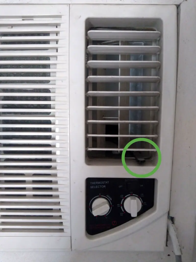 open close vent window air conditioner