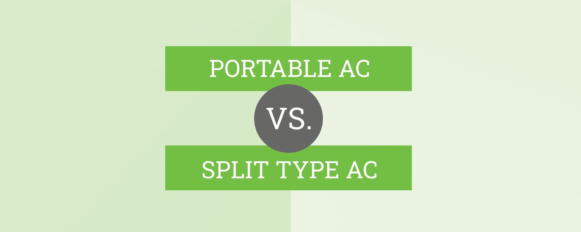 portable aircon vs. split type aircon